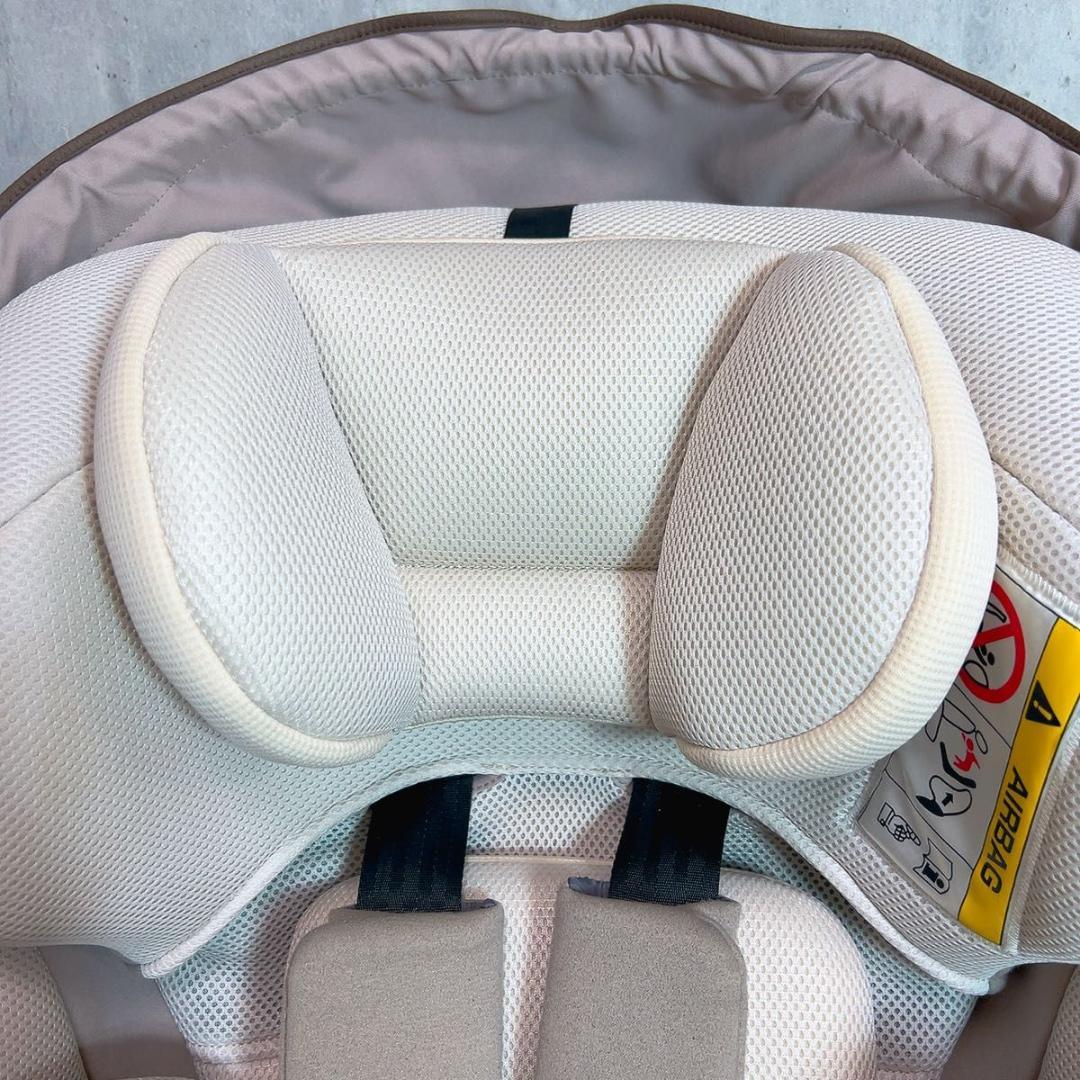 【美品】クルムーヴスマートISOFIX エッグショック tete a tete