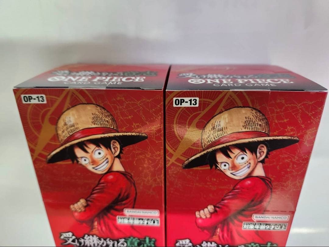 ワンピースカード　受け継がれる意志　BOX 2BOX 【新品未開封テープ付き】