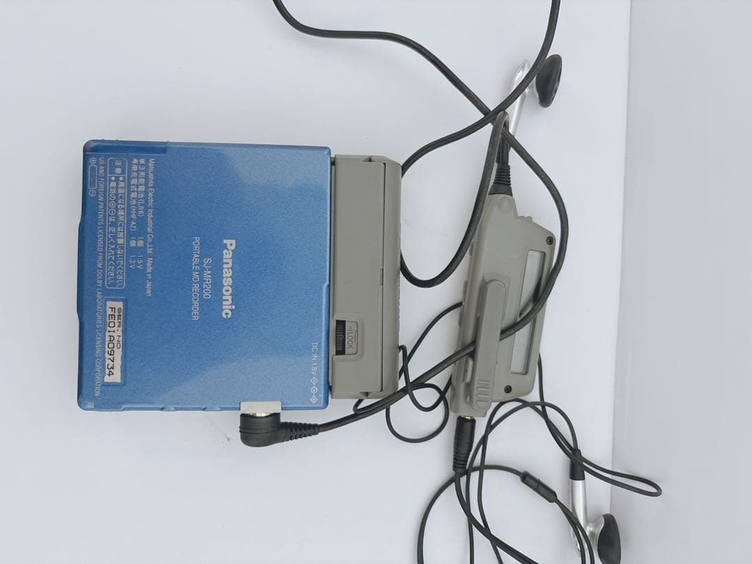 パナソニック MDプレーヤー SJ−MR200 通電確認OK