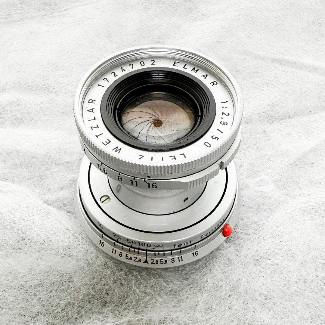 Leitz ELMAR 50mm F2.8 Mマウント沈胴　訳あり