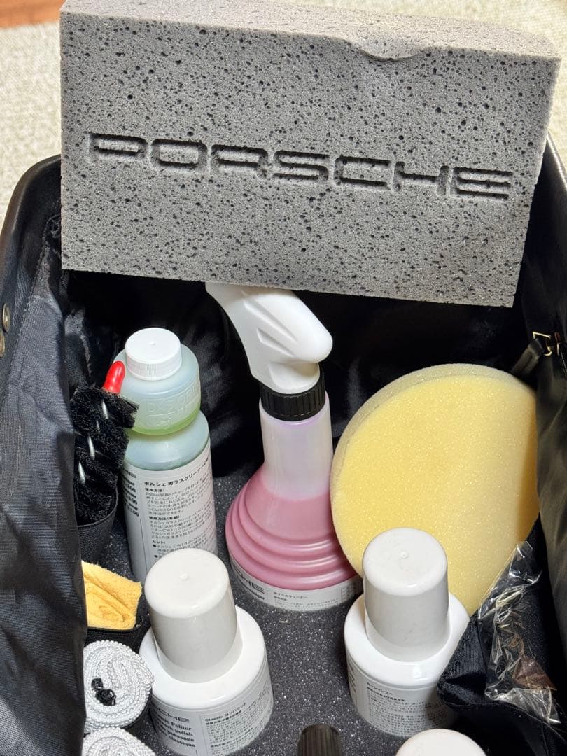 ポルシェ 洗車用 バッグ 【洗剤セット】