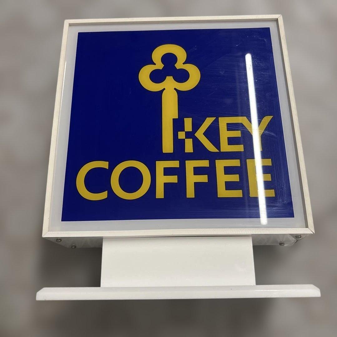 キーコーヒー　電飾看板　昭和レトロ