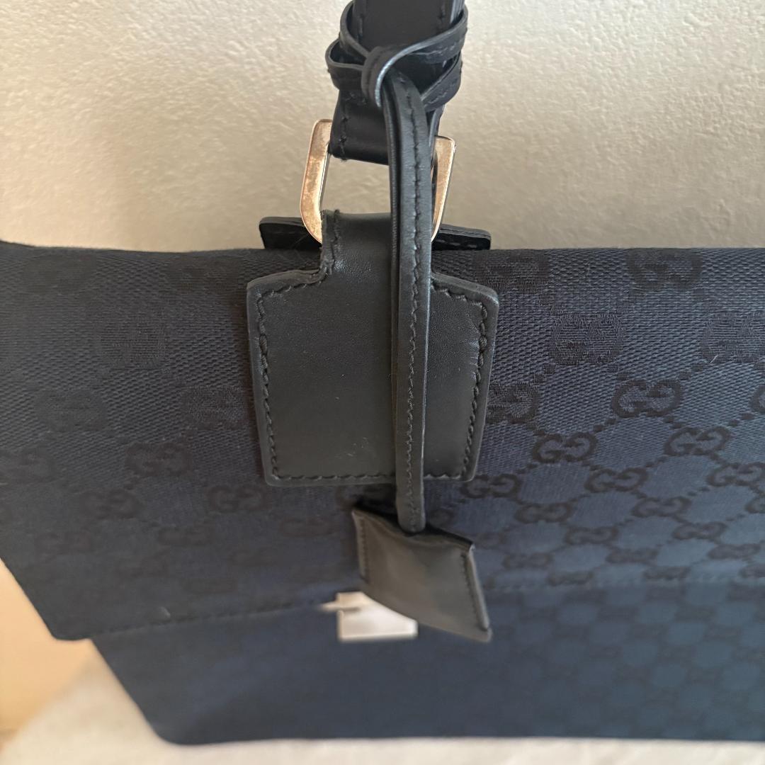 【値下げ】GUCCI ブラック ビジネスバッグ