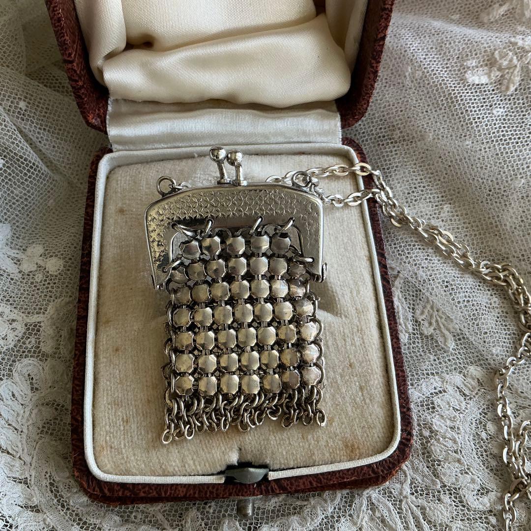 フランスアンティーク　パース　子供用　ペンダント　ミニチュア　ドール用にも