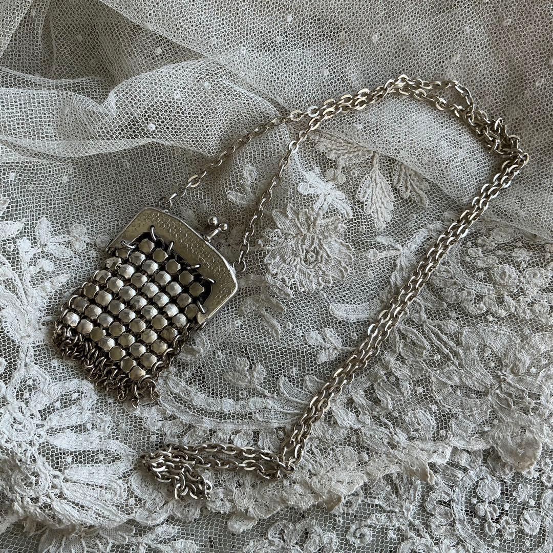 フランスアンティーク　パース　子供用　ペンダント　ミニチュア　ドール用にも