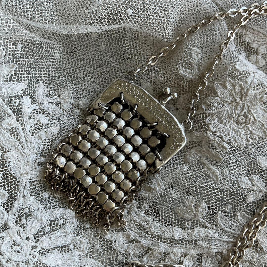 フランスアンティーク　パース　子供用　ペンダント　ミニチュア　ドール用にも