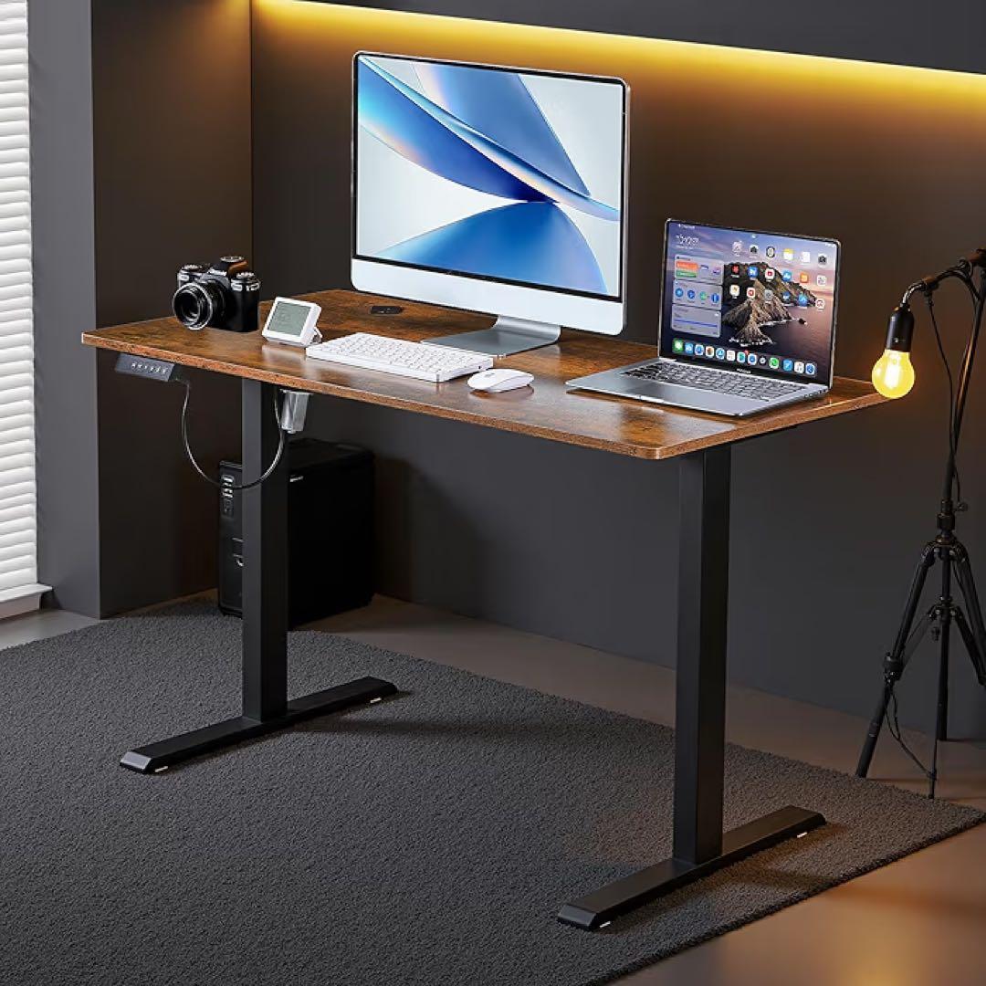 w*6様 昇降式デスク スタンディングデスク幅120×奥行60×高さ70.5-1