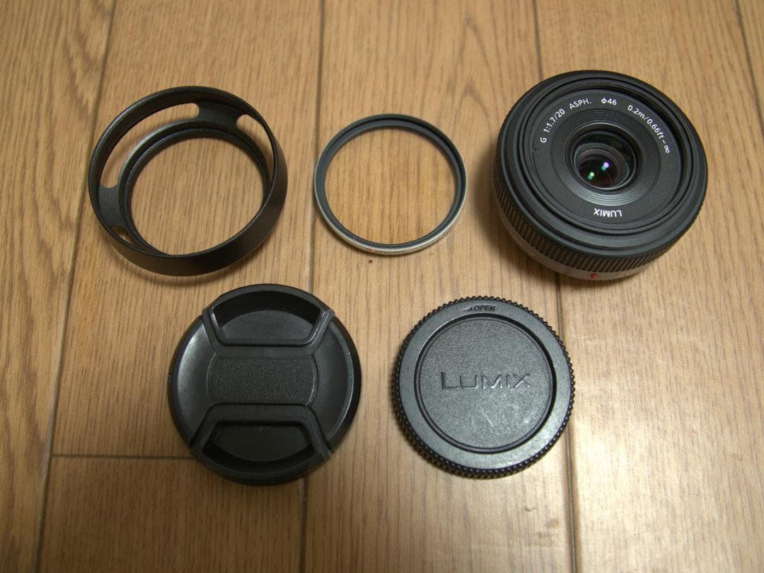 【動作確認済 価格相談可】 ルミックス LUMIX G 20mm/F1.7