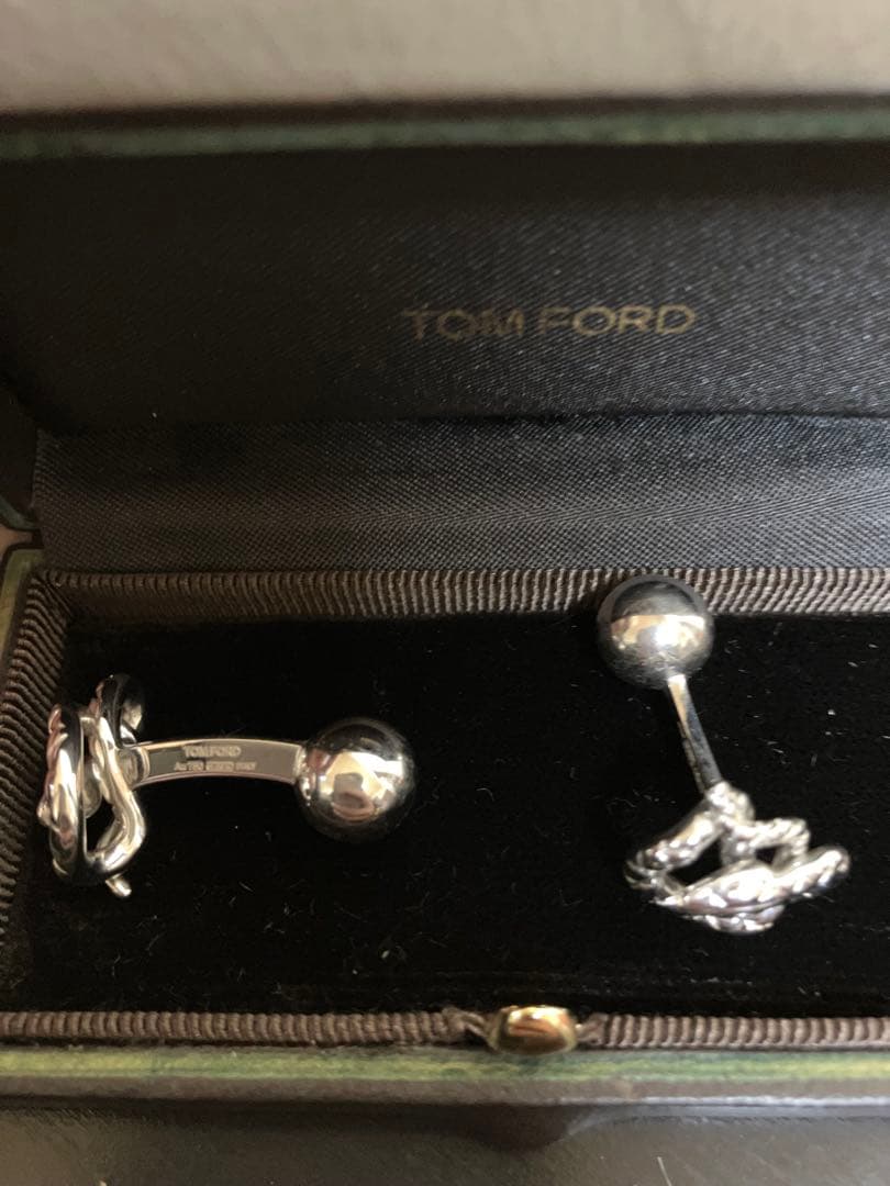 TOM FORD シルバー カフリンクス