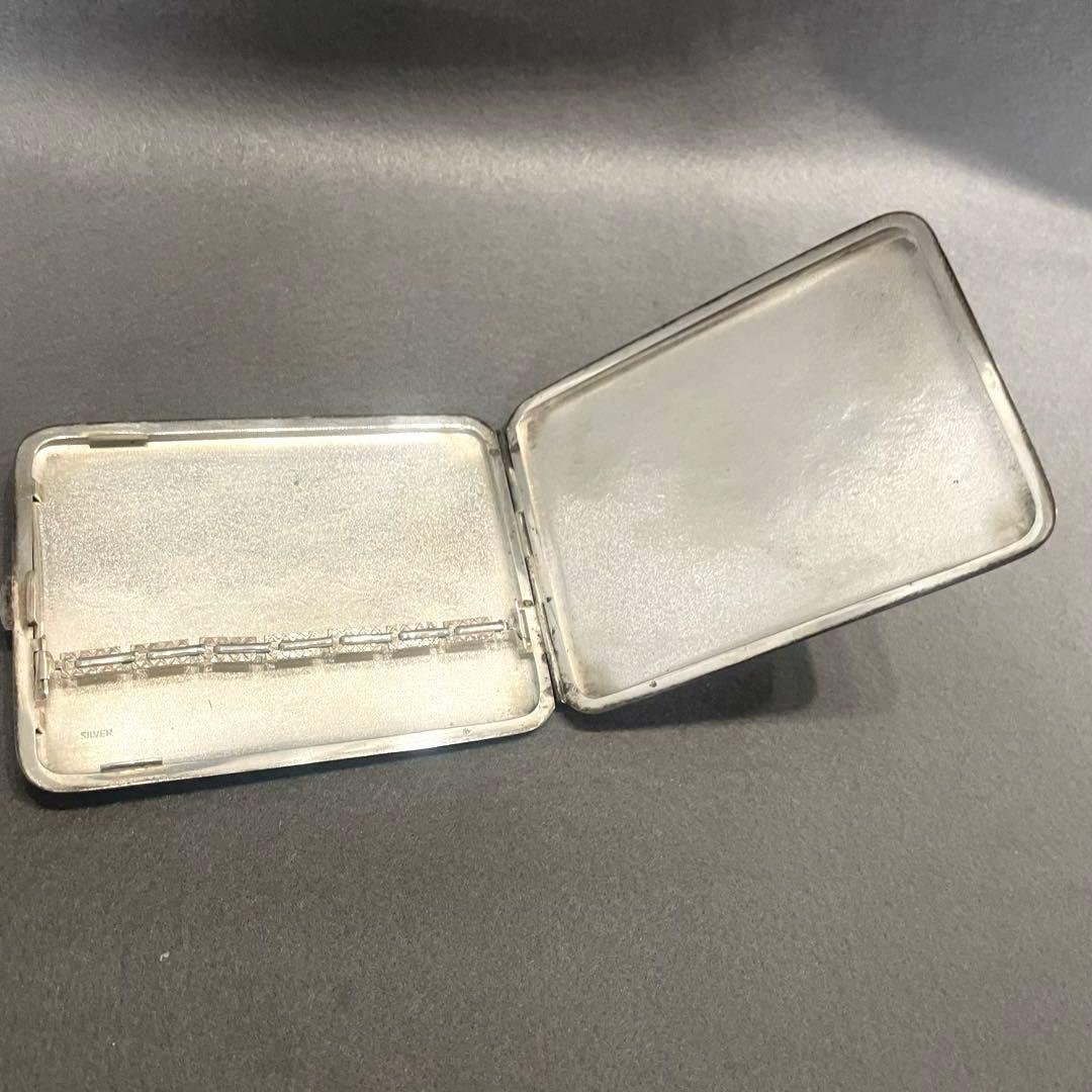 【F】銀製 SILVER シルバー シガレットケース タバコケース ヴィンテージ