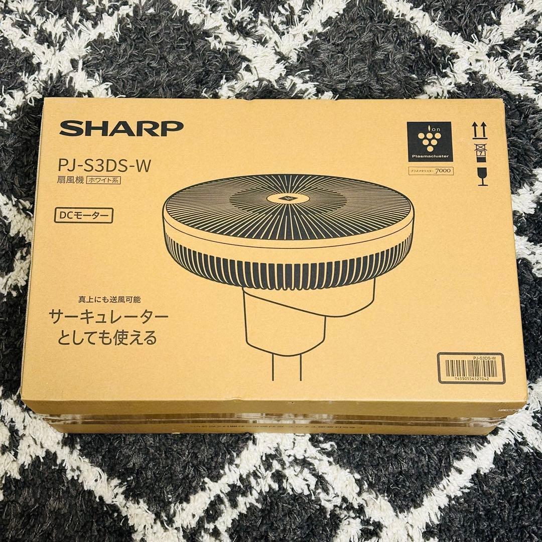 SHARP シャープ リビング扇風機 PJ-S3DS-W ホワイト DCモーター