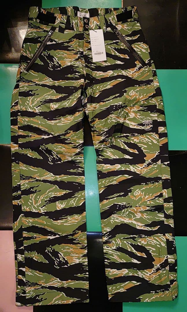 CRIMIE タイガーストライプ ナイロンパンツ M クライミー