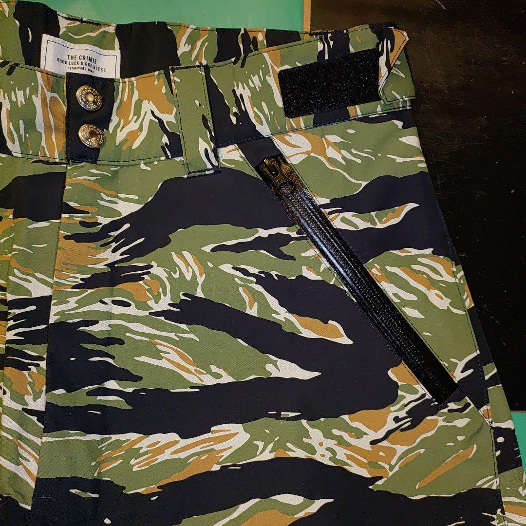 CRIMIE タイガーストライプ ナイロンパンツ M クライミー