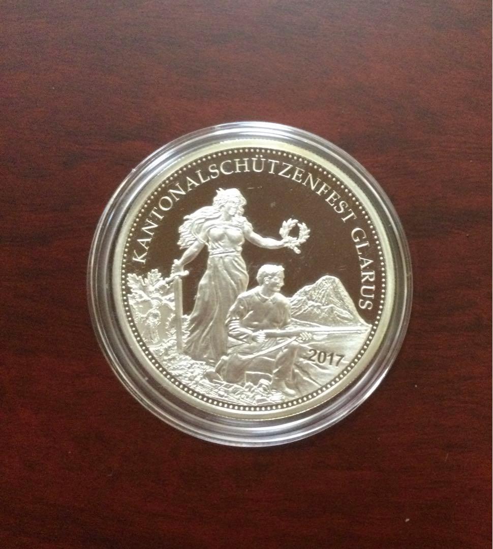 2017年　スイス射撃祭　50Fr 銀貨