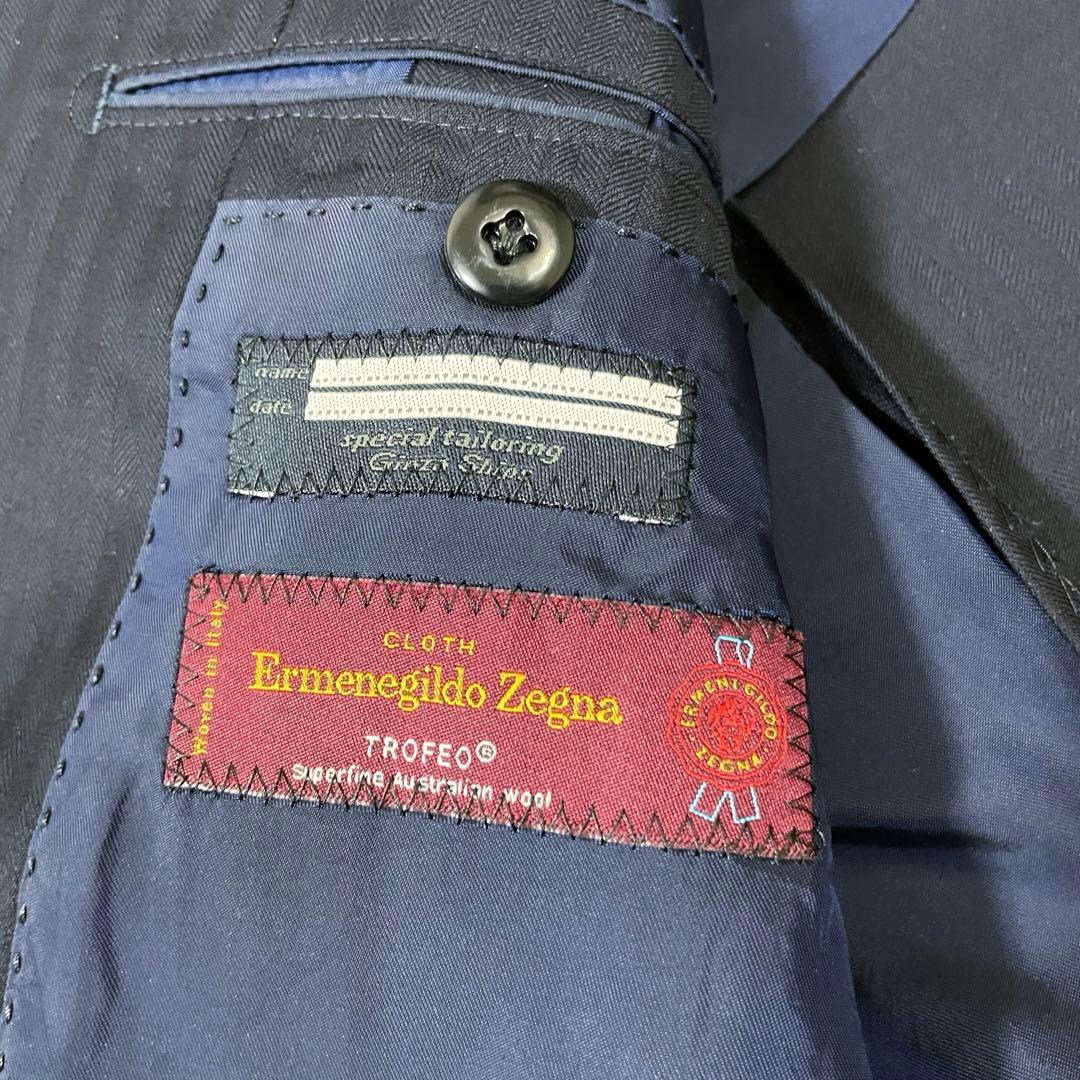 【極美品】シップス　エルメネジルドゼニア　ジャケット　最高級生地TROFEO M