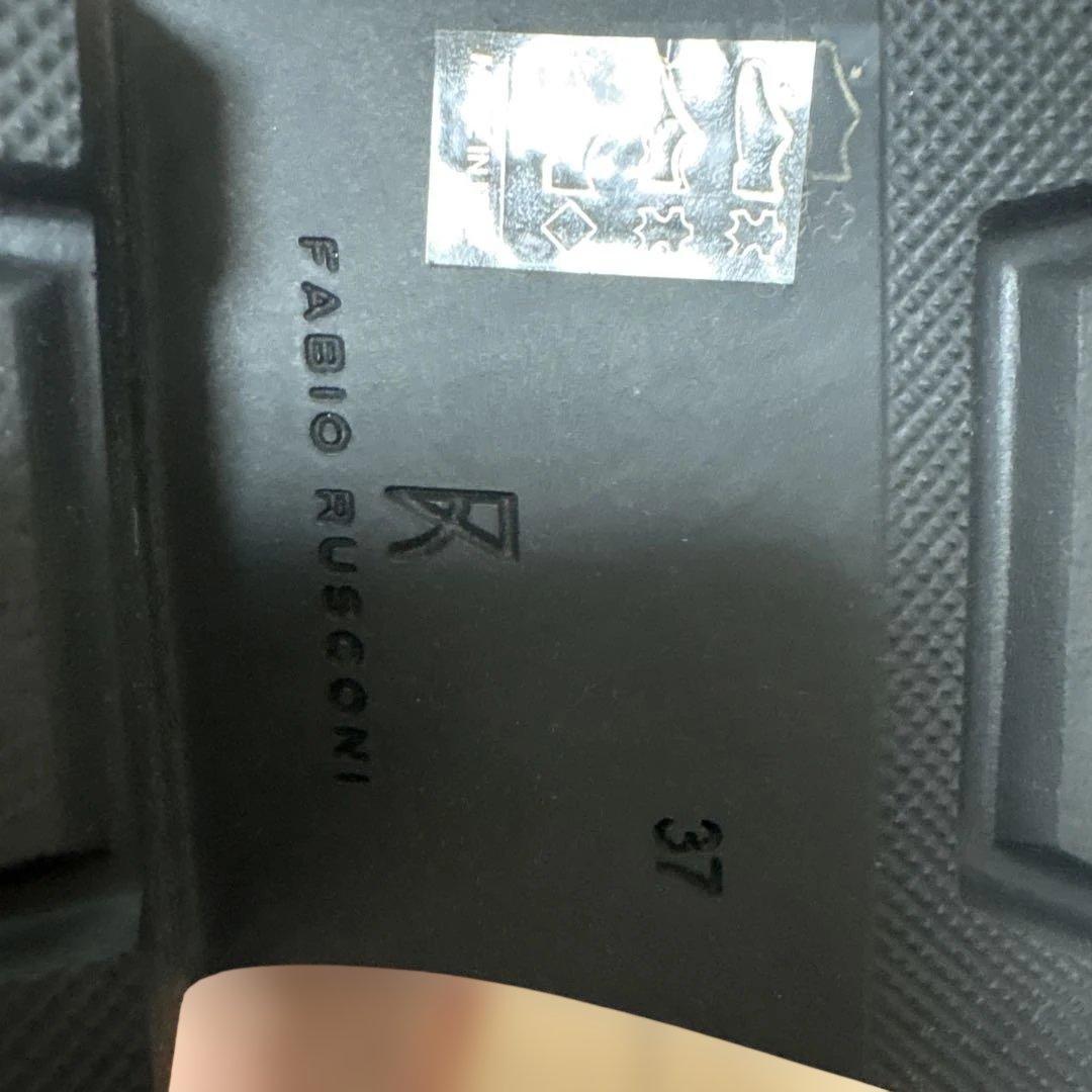 FABIO RUSCONIダークブラウン 厚底ローファー