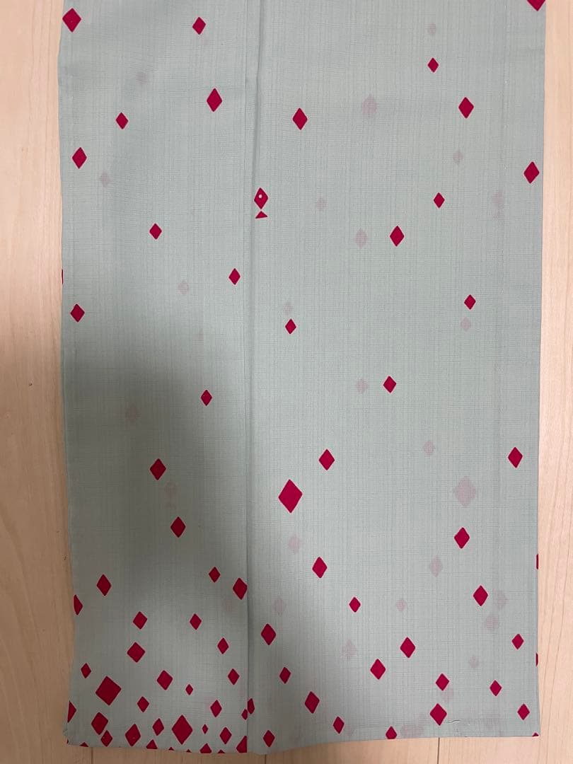 ふりふ　浴衣　水色