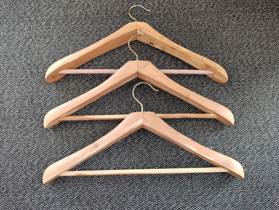 woodlore クラシックシダーハンガー 3本セット