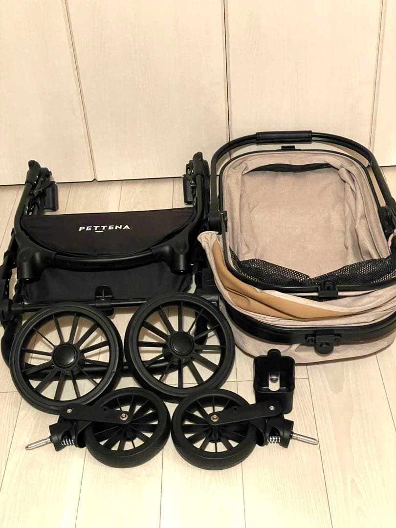 最終お値下げ　PETTENA ペットカートTERRA 新品未使用　ベージュ