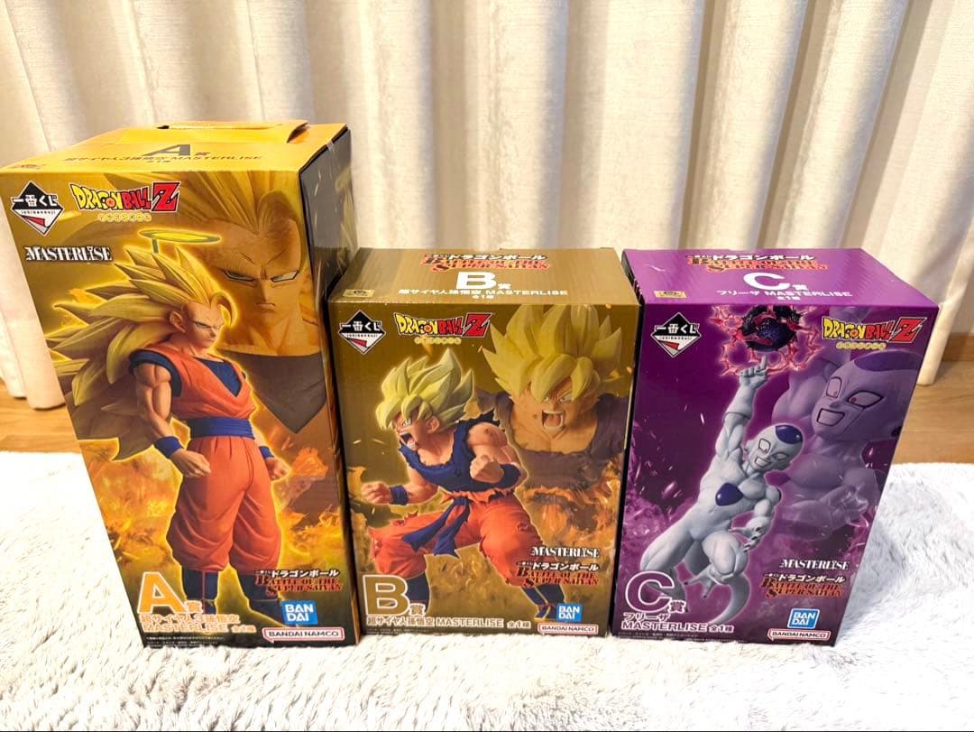 【新品　未開封】一番くじドラゴンボール　A,B,C賞3体セット
