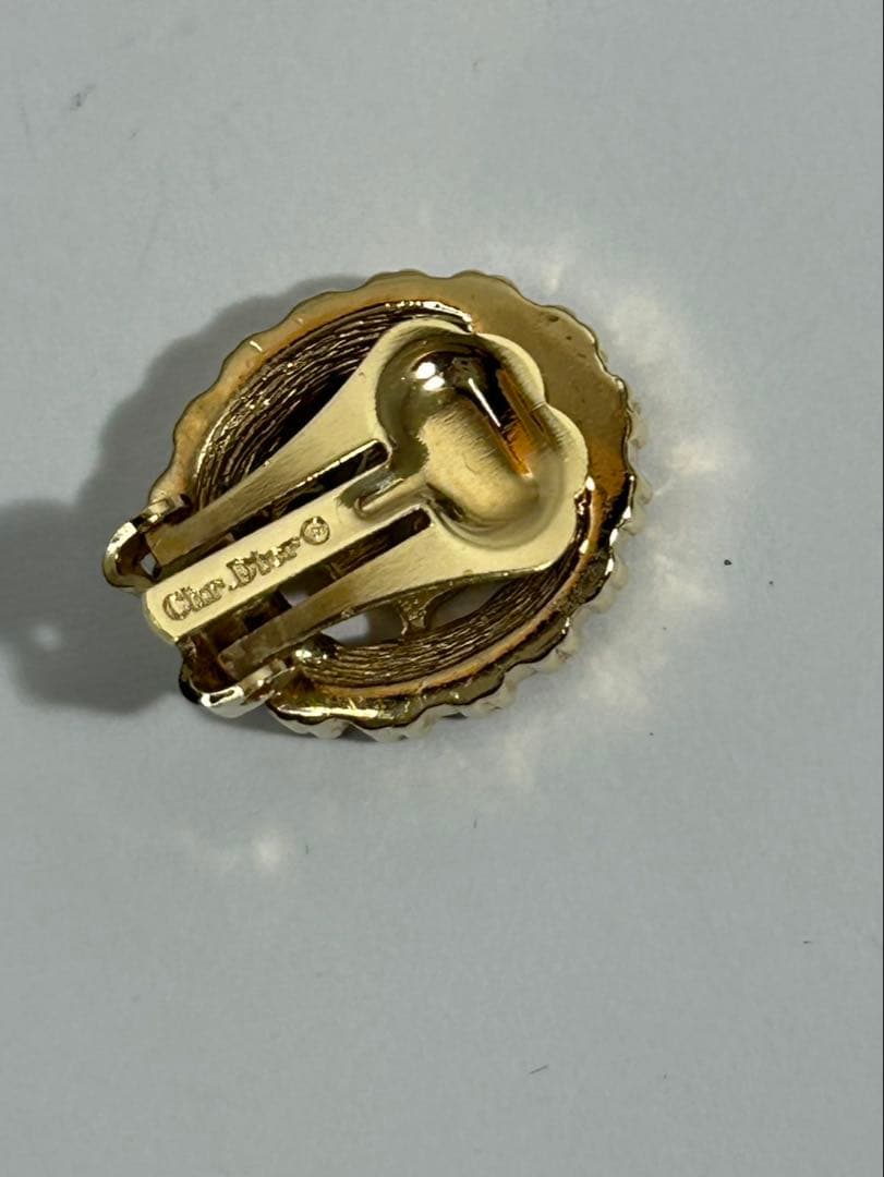 ★美品　ディオール　ロゴ ゴールドネックレス ヴィンテージ　イヤリングセット