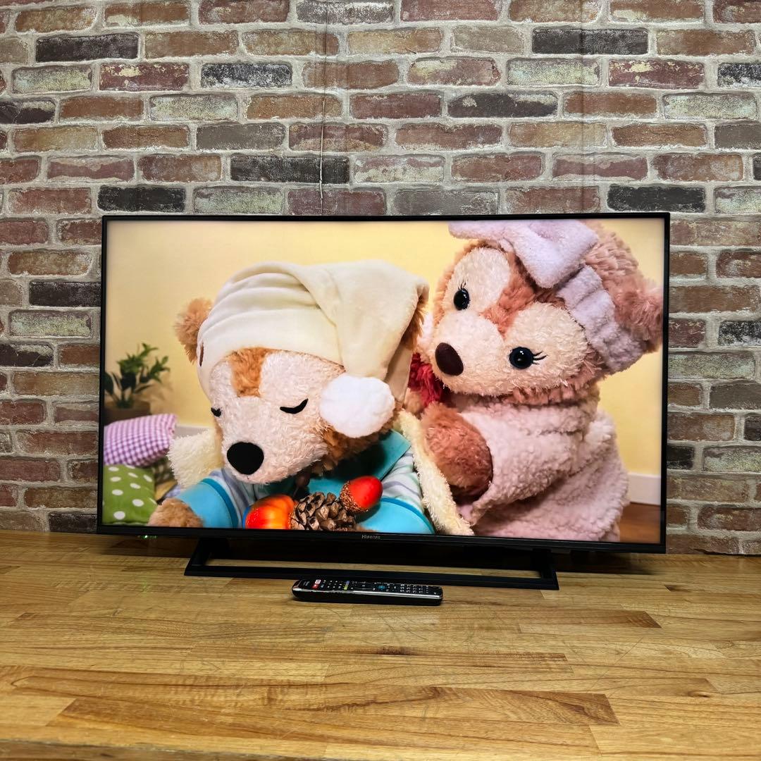 ハイセンス 43V型 4K液晶テレビ 43E6800 スマートテレビ 動画アプリ