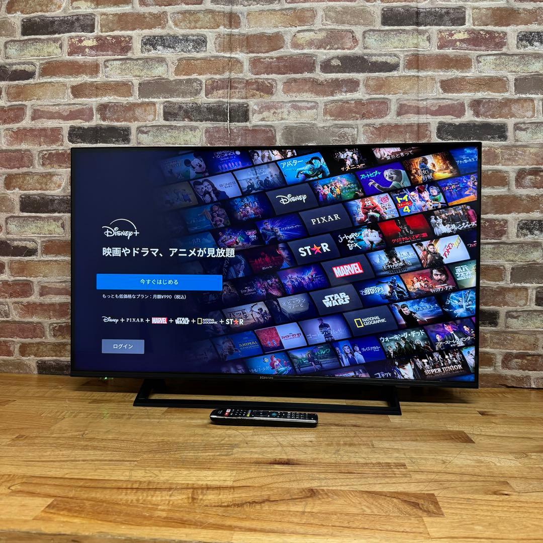 ハイセンス 43V型 4K液晶テレビ 43E6800 スマートテレビ 動画アプリ