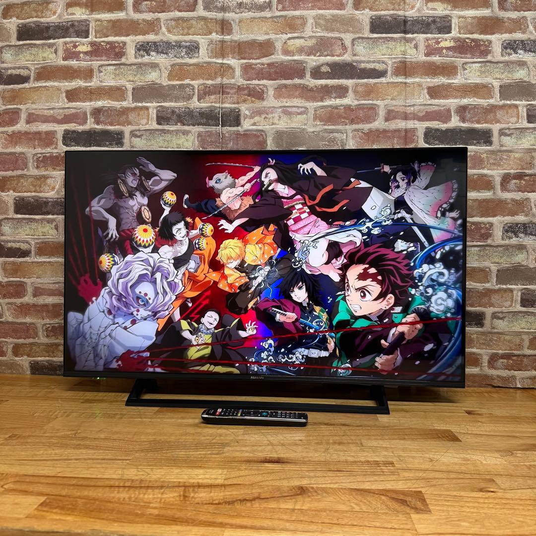 ハイセンス 43V型 4K液晶テレビ 43E6800 スマートテレビ 動画アプリ