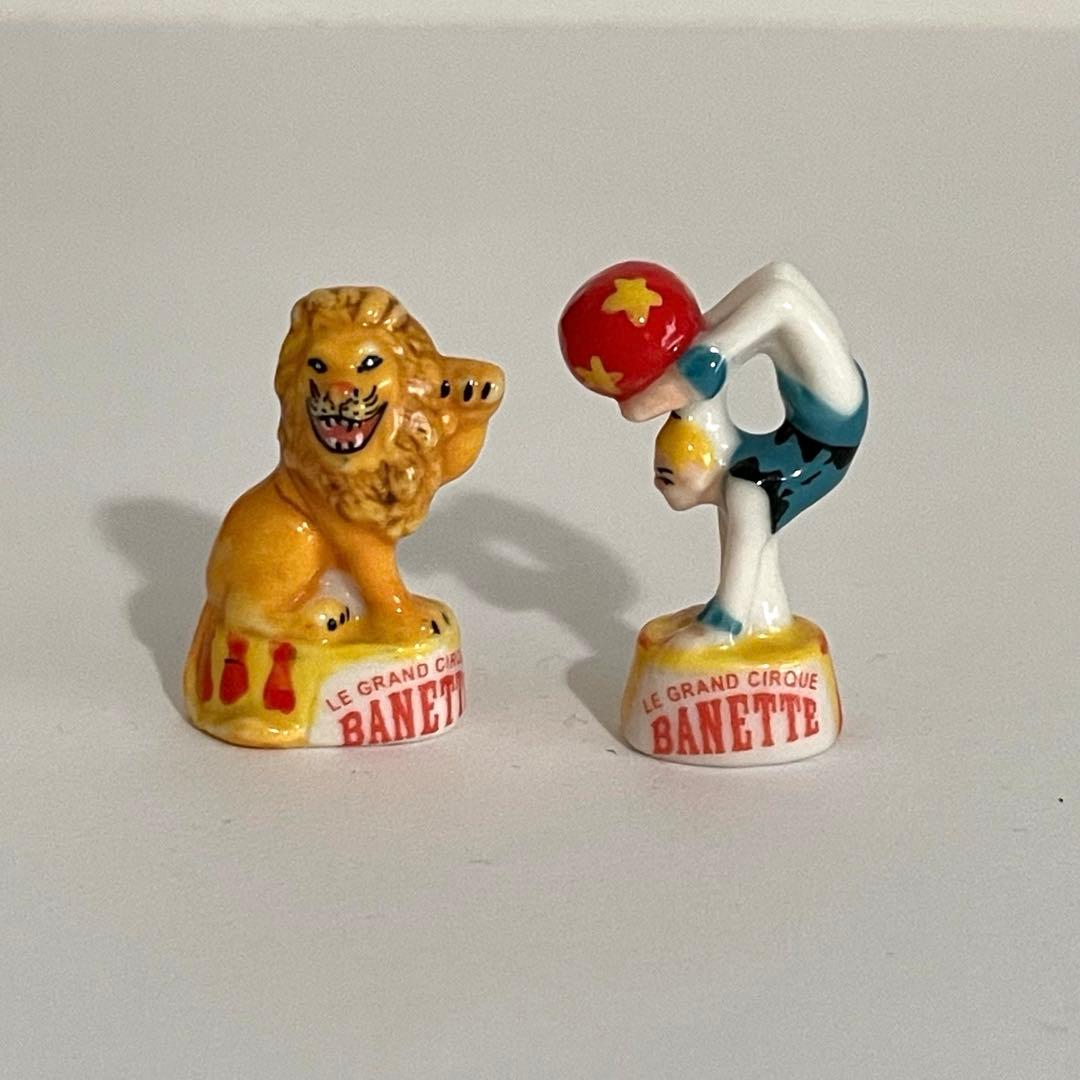 サーカス　BANETTE フェーブ　ヴィンテージ　フランス　陶器　ミニチュア