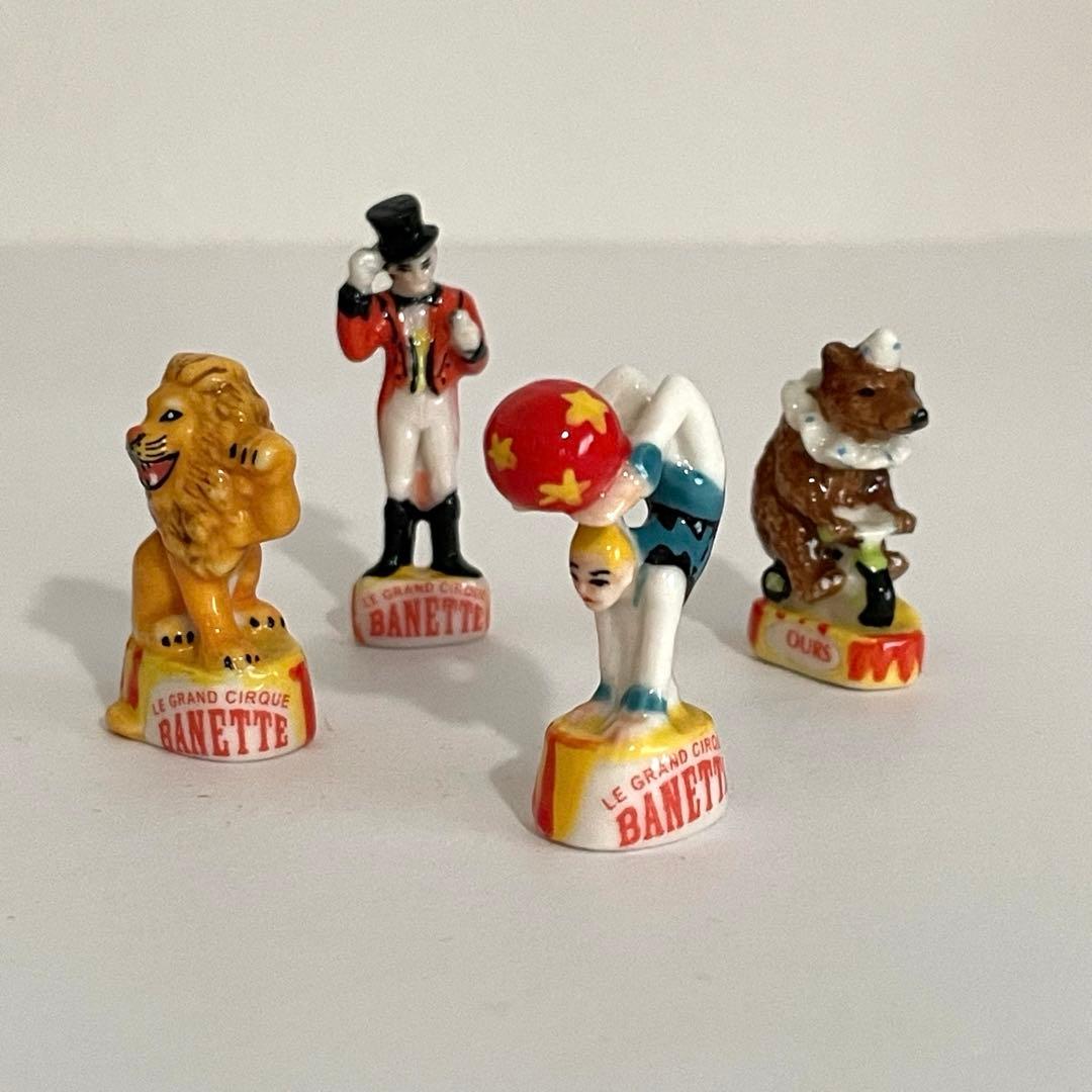 サーカス　BANETTE フェーブ　ヴィンテージ　フランス　陶器　ミニチュア