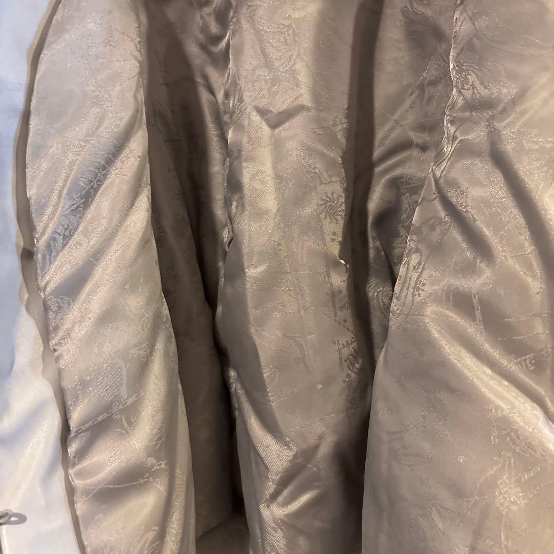 高級リアルファー ジャケット 定価15万円 程グレー系 毛皮 アウター