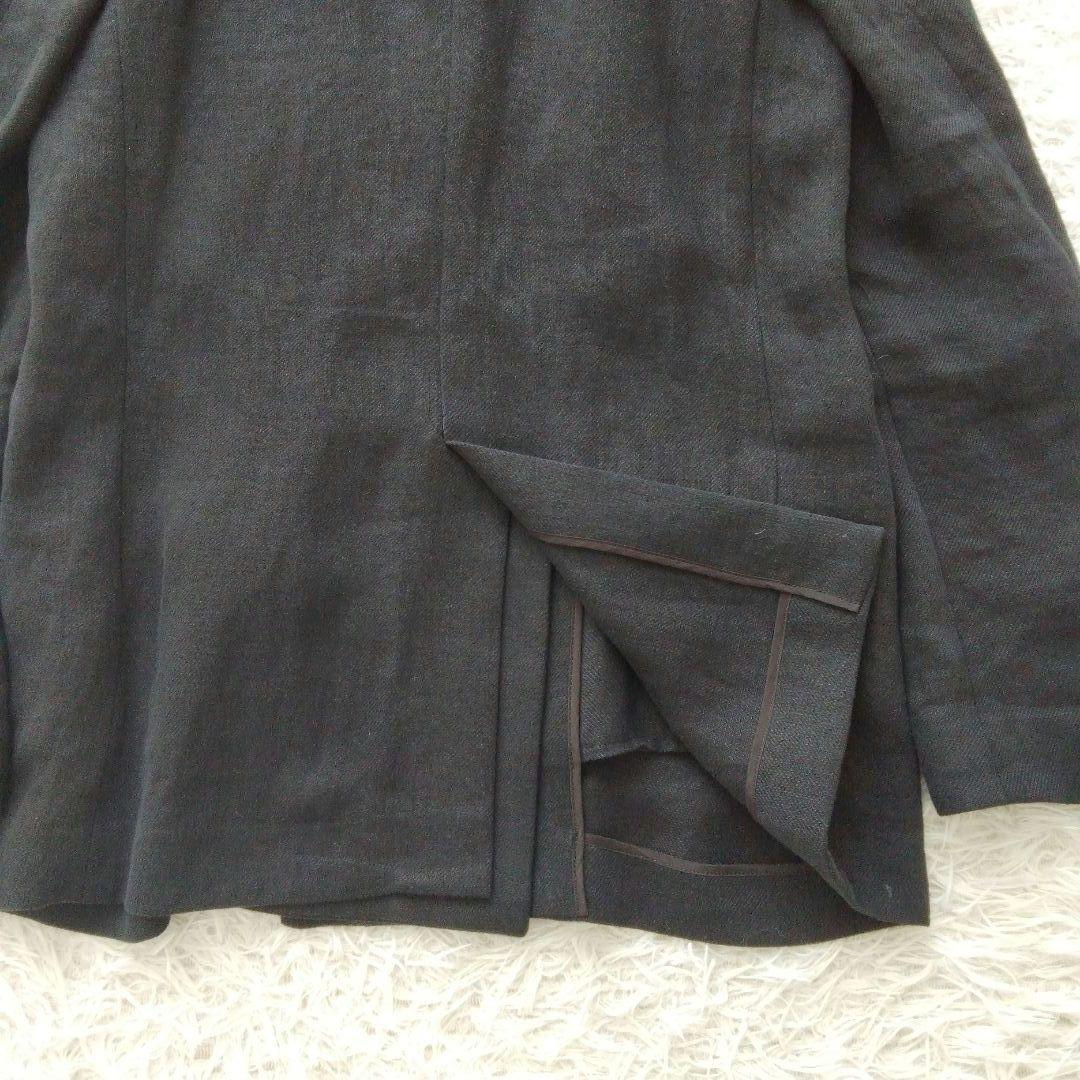 カレンソロジー リネンダブルジャケット 金ボタン ブレザー ブラック