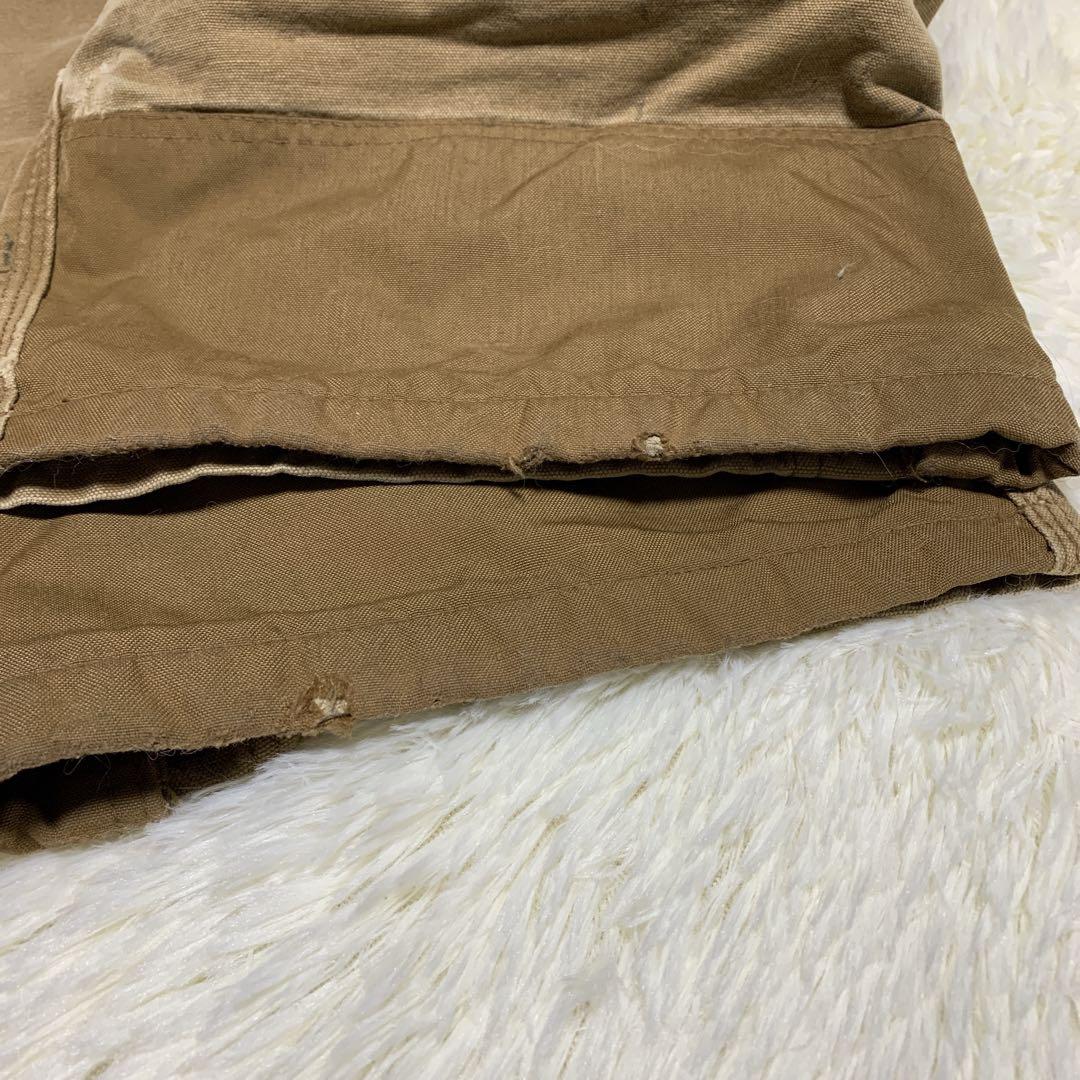 カーハート　ダブルニー　ダックオーバーオール　裏キルティング　54×32