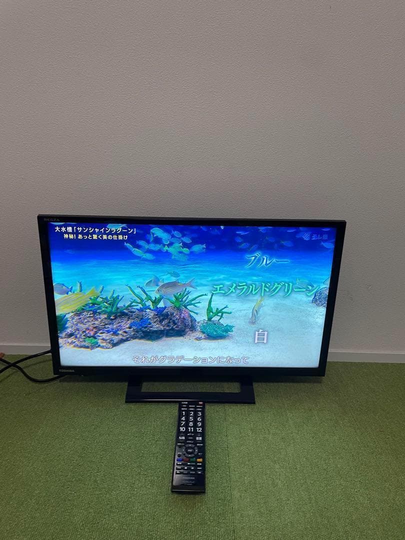 かぁたん 東芝 液晶テレビ 24V型 2023年製 外付けHDD録対応