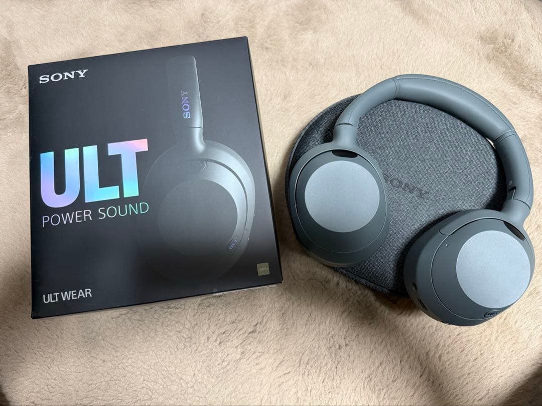 SONY ULT WEARワイヤレスヘッドホン フォレストグレー
