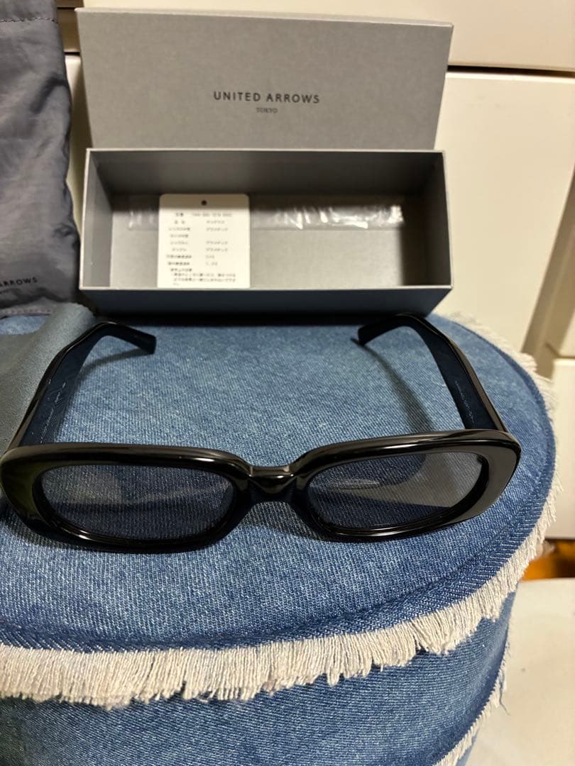 金子眼鏡　UNITED ARROWS ブラックサングラス