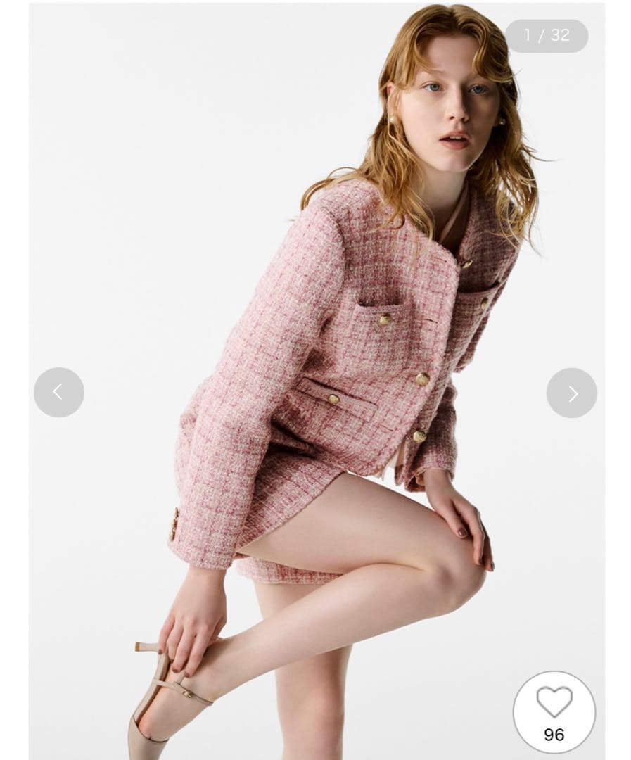 CELFORD（セルフォード） パイピングデザインツイードジャケット