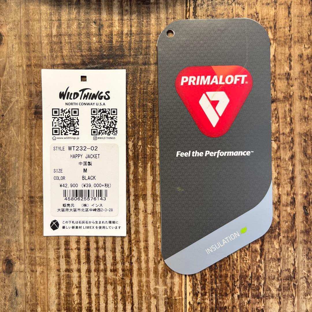 ワイルドシングス　ハッピージャケット　Mサイズ　ブラック　2024年冬購入　美品