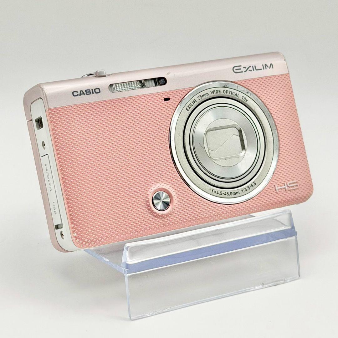 【人気カラー】CASIO EX-ZR60 動作OK ピンク デジカメ 113-7