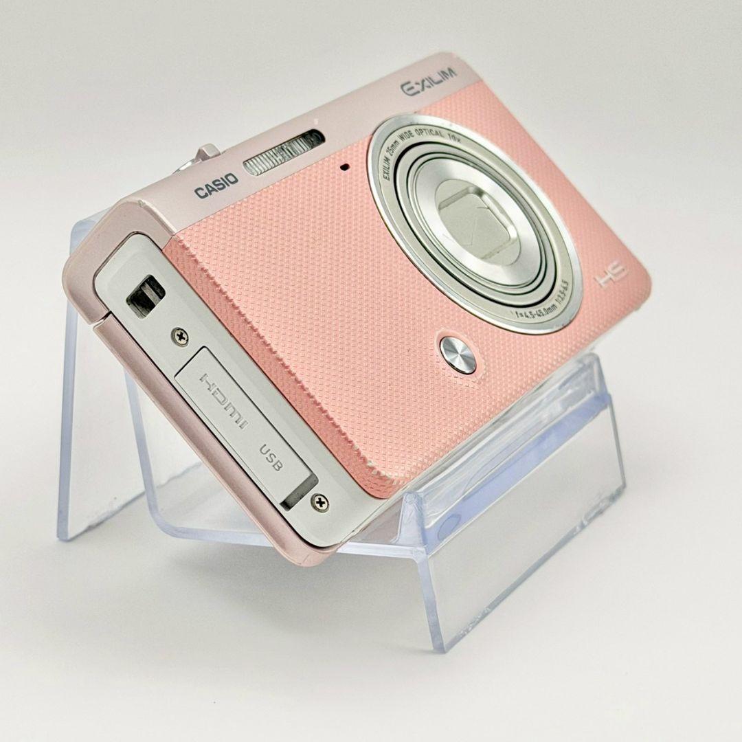 【人気カラー】CASIO EX-ZR60 動作OK ピンク デジカメ 113-7
