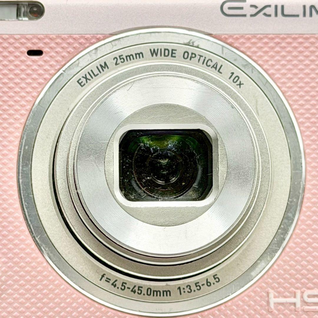 【人気カラー】CASIO EX-ZR60 動作OK ピンク デジカメ 113-7