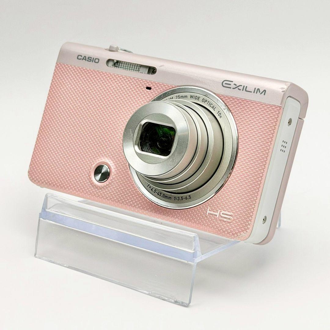 【人気カラー】CASIO EX-ZR60 動作OK ピンク デジカメ 113-7