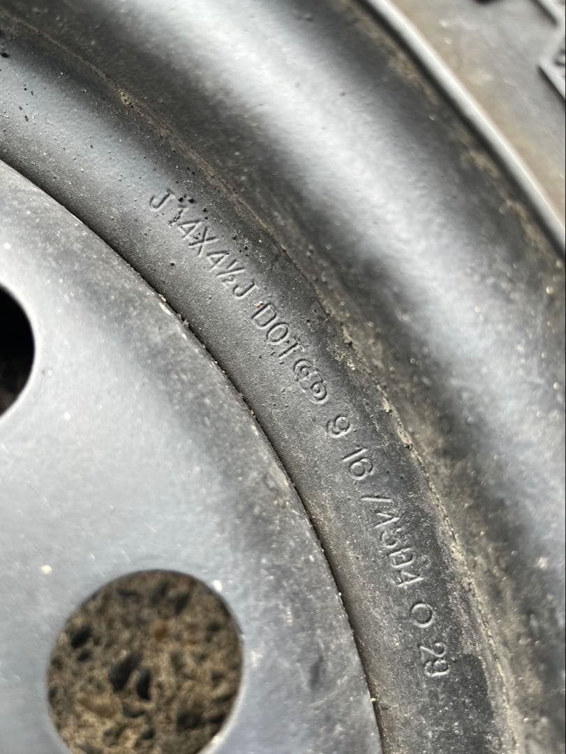 MAXTREK 14インチタイヤ・ホイールセット A/Tタイヤ 24年製