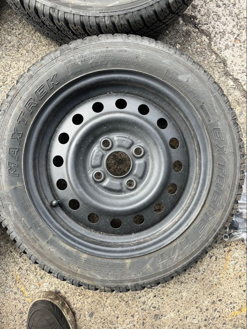 MAXTREK 14インチタイヤ・ホイールセット A/Tタイヤ 24年製