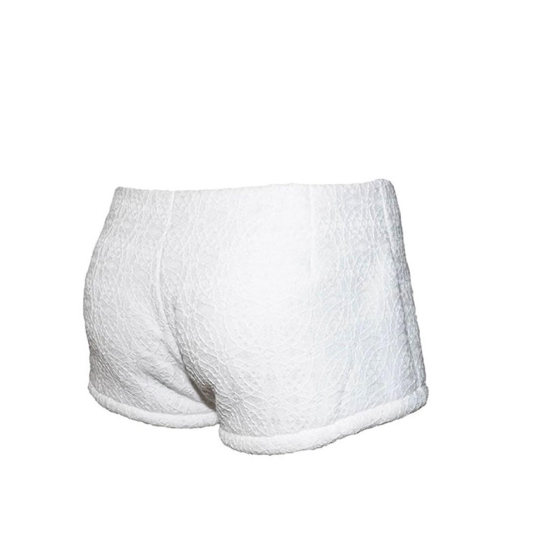 S ring biker shorts lace white Sサイズ ②