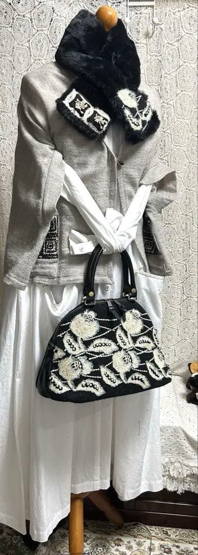 51206A ミナペルホネンハンドメイドブガッティ　 LLサイズ