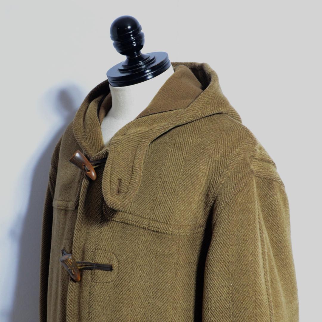 超極上品 グローバーオール キングストン ダッフルコート 杢キャメル 36
