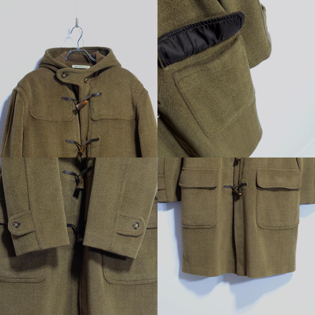 超極上品 グローバーオール キングストン ダッフルコート 杢キャメル 36