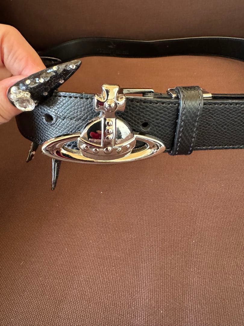 Vivienne Westwood MAN ブラックレザーベルト