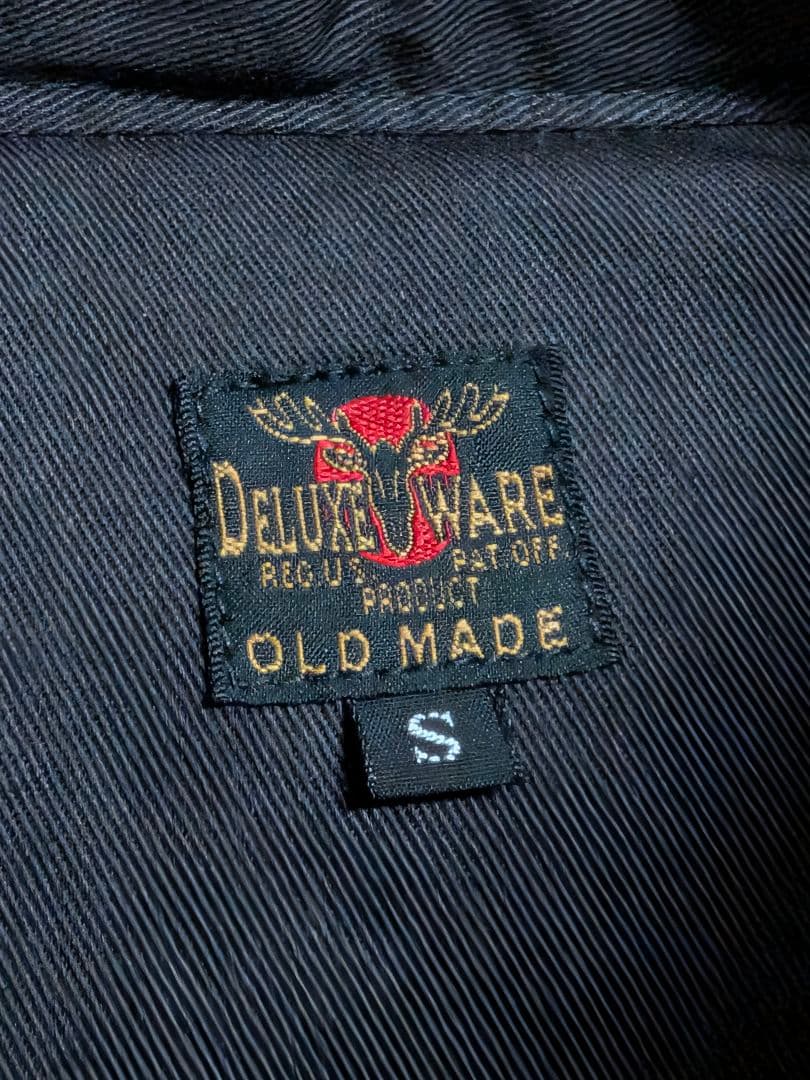 DELUXEWARE　D-24　ダウンベスト　黒　サイズS　デラックスウェア